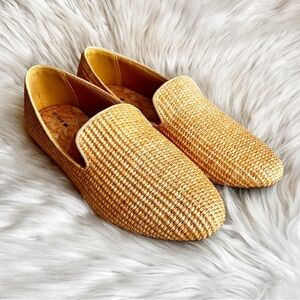 ✨ Brand New BIRDIES “The Starling” Raffia Yellow Loafer Flats – Size 10 ✨